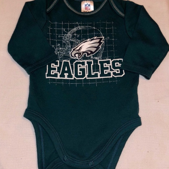 Set of 2 Philadelphia Eagles LS Bodysuits - Picture 3 of 8
